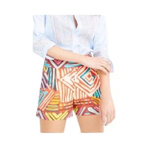 J. Crew Geo Brushstroke shorts